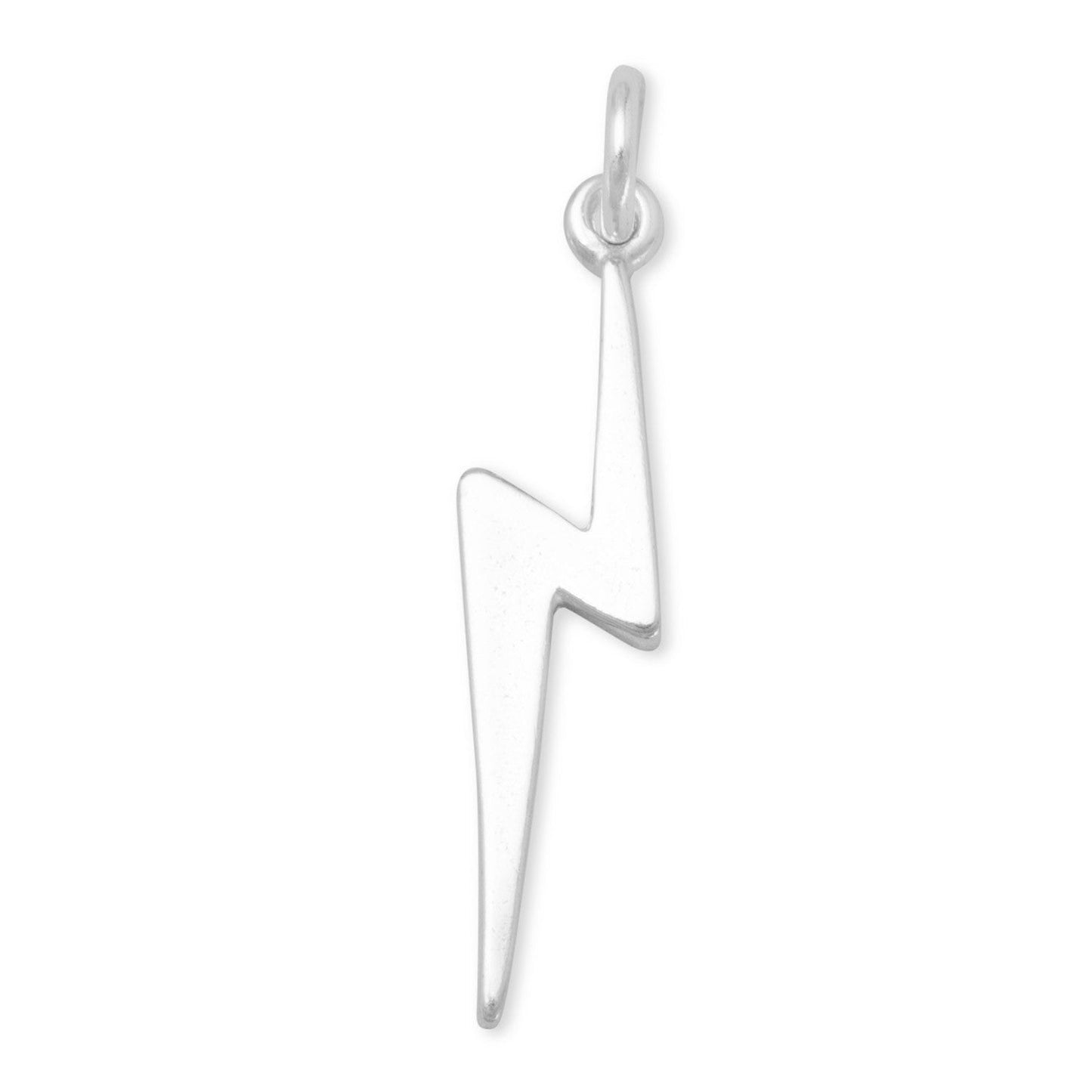 Silver or Gold Lightning Bolt Charm