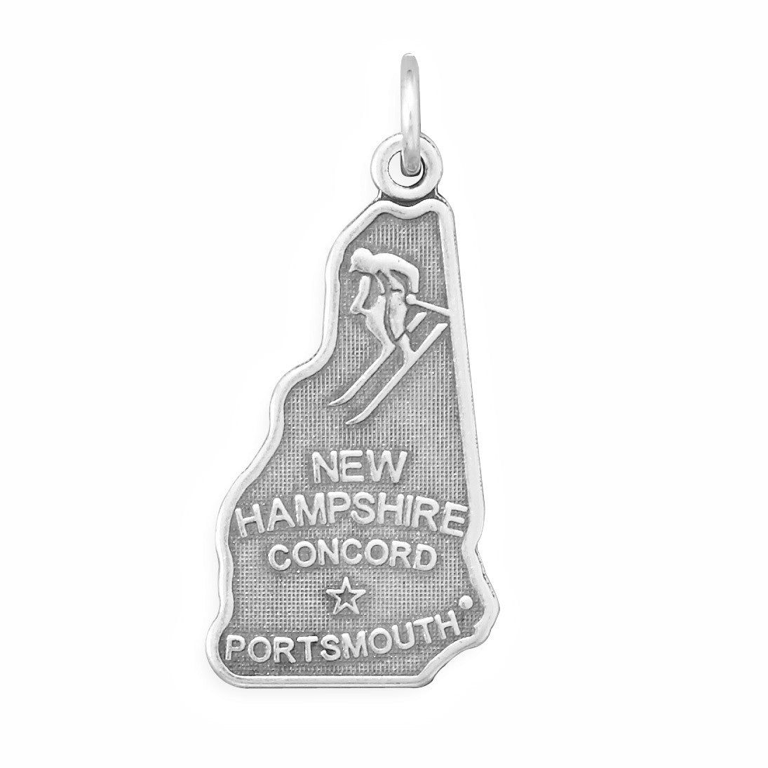 Oxidized New Mexico State Charm