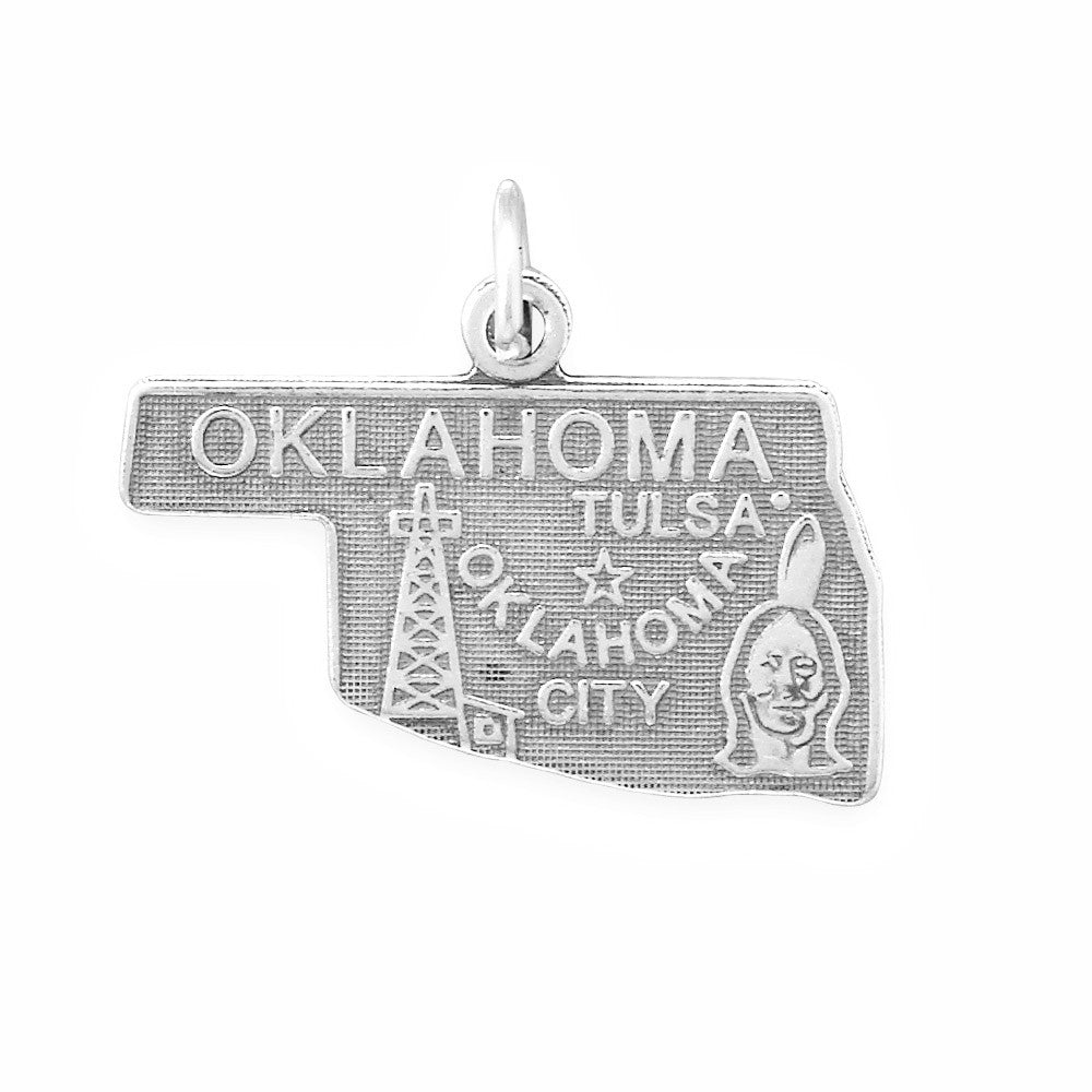 Oxidized New Mexico State Charm