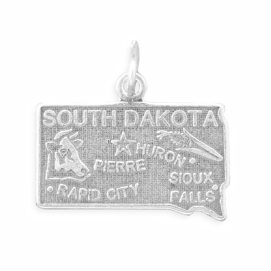 Oxidized New Mexico State Charm