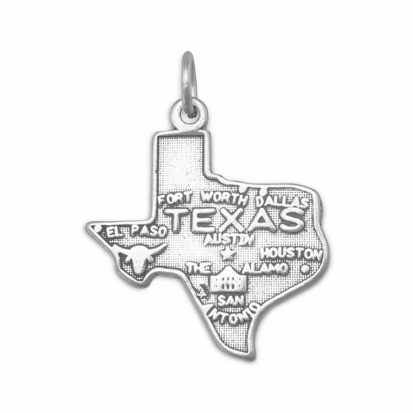 Oxidized New Mexico State Charm