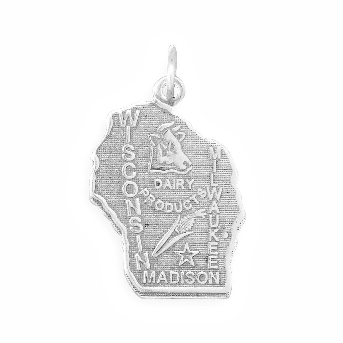 Oxidized New Mexico State Charm