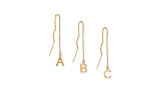 Earrings "Threaders"