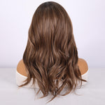 Brown Gradient Wavy Synthetic Lace Front Wig