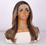 Brown Gradient Wavy Synthetic Lace Front Wig