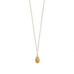 16" 14 Karat Gold Birthstone Necklace (January-December)
