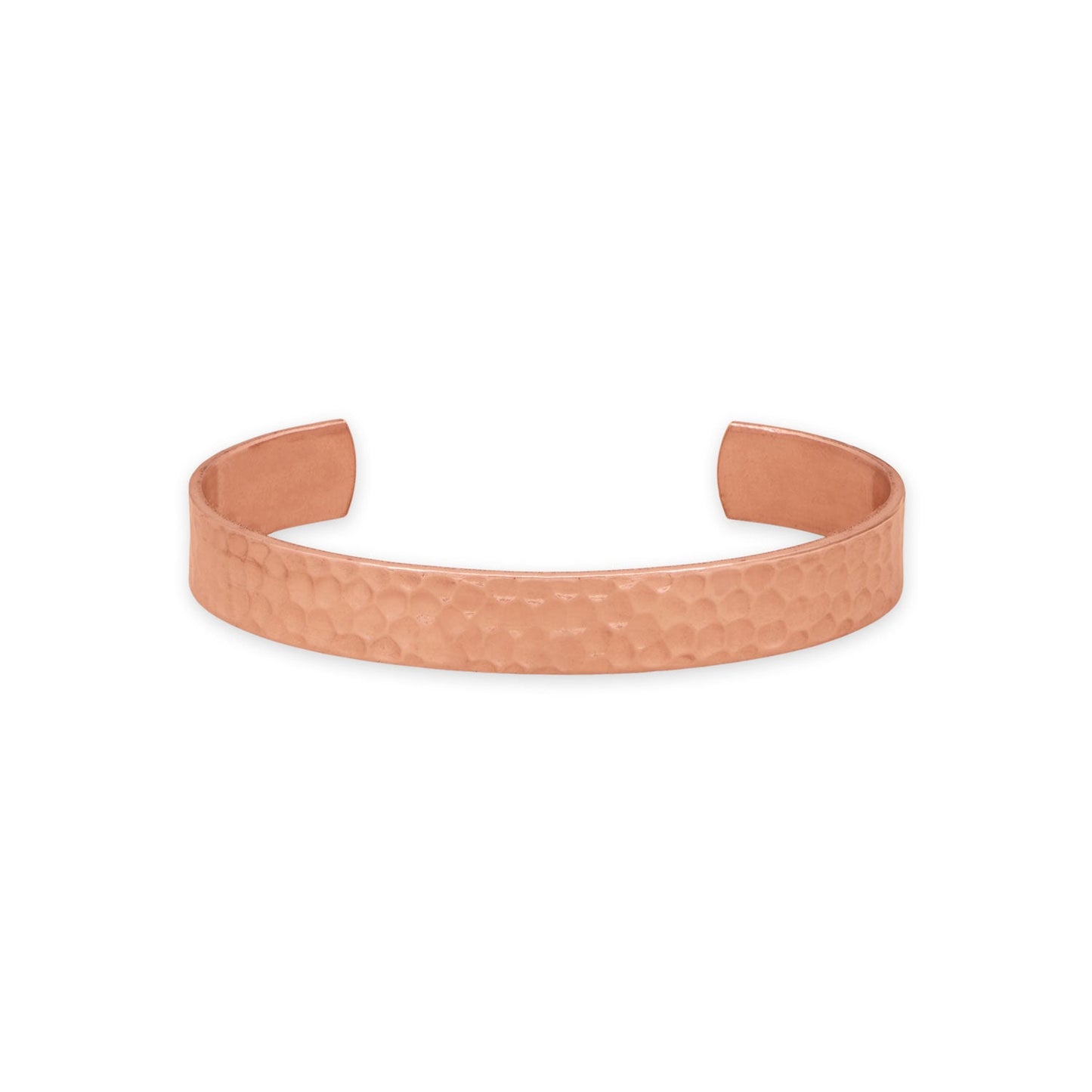 9.9mm Hammered Solid Copper Cuff