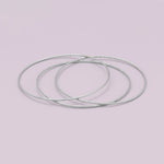 Smooth Wire Bangle Bracelet