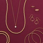 16" + 2" 4mm 14/20 Gold Filled Bead Necklace