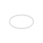 Diamond Cut Sparkle Wire Bangle Bracelet