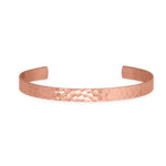 6.8mm Hammered Solid Copper Cuff Bracelet