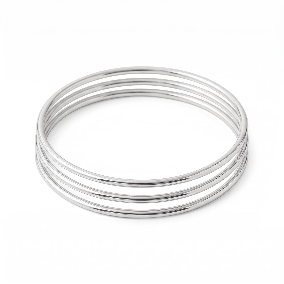 8" Handmade Round Bangle Bracelet