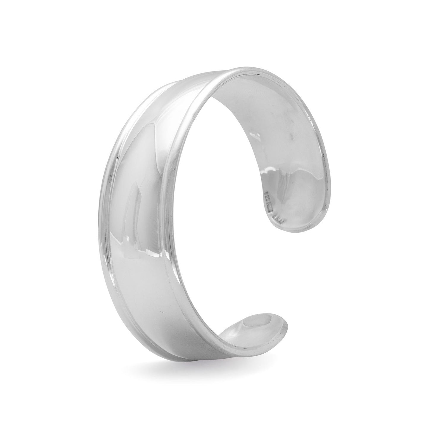 Handmade Polished Edge Cuff Bracelet