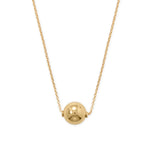 14 Karat Gold Plate Floating Bead Necklace