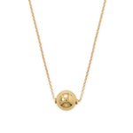 14 Karat Gold Plate Floating Bead Necklace