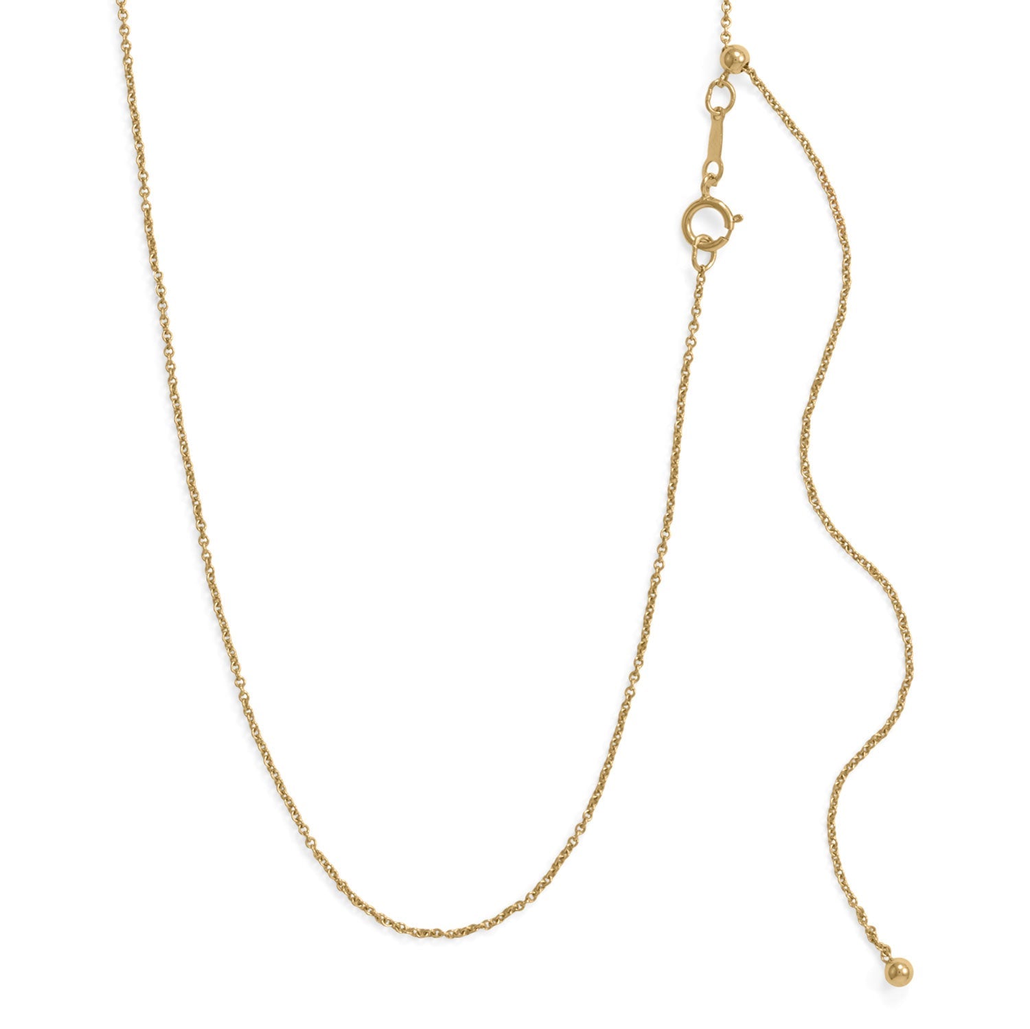 Adjustable 14/20 Gold-Filled Cable Chain