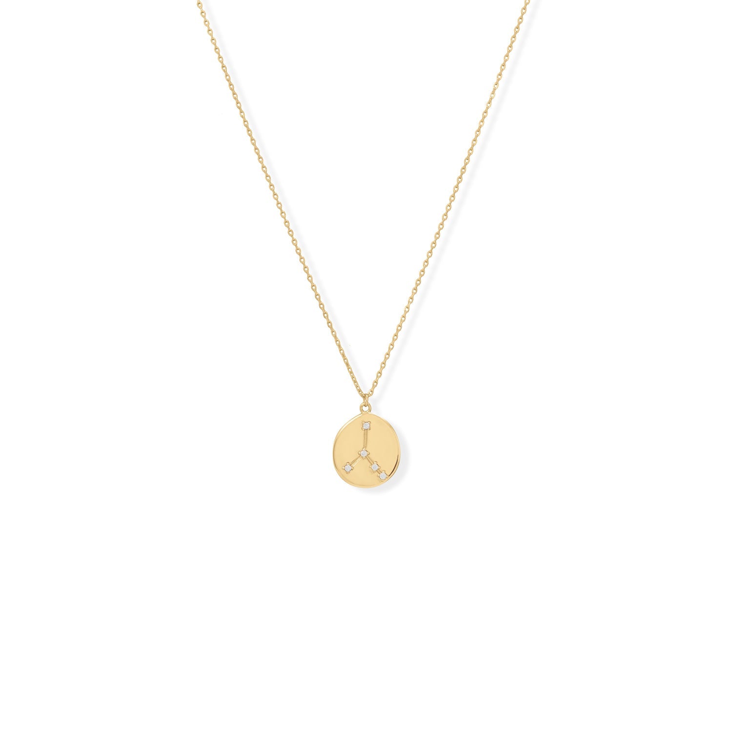 Cosmic Constellations! 16" + 2" Zodiac Coin Necklace (All Signs)