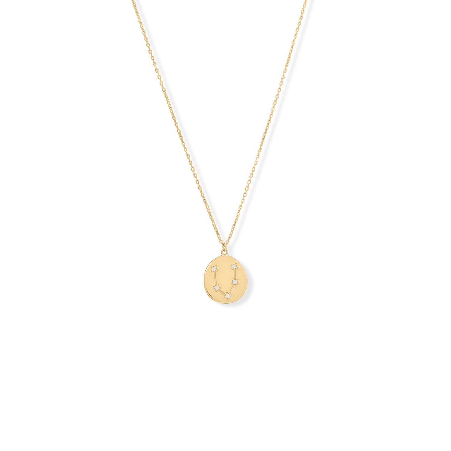 Cosmic Constellations! 16" + 2" Zodiac Coin Necklace (All Signs)