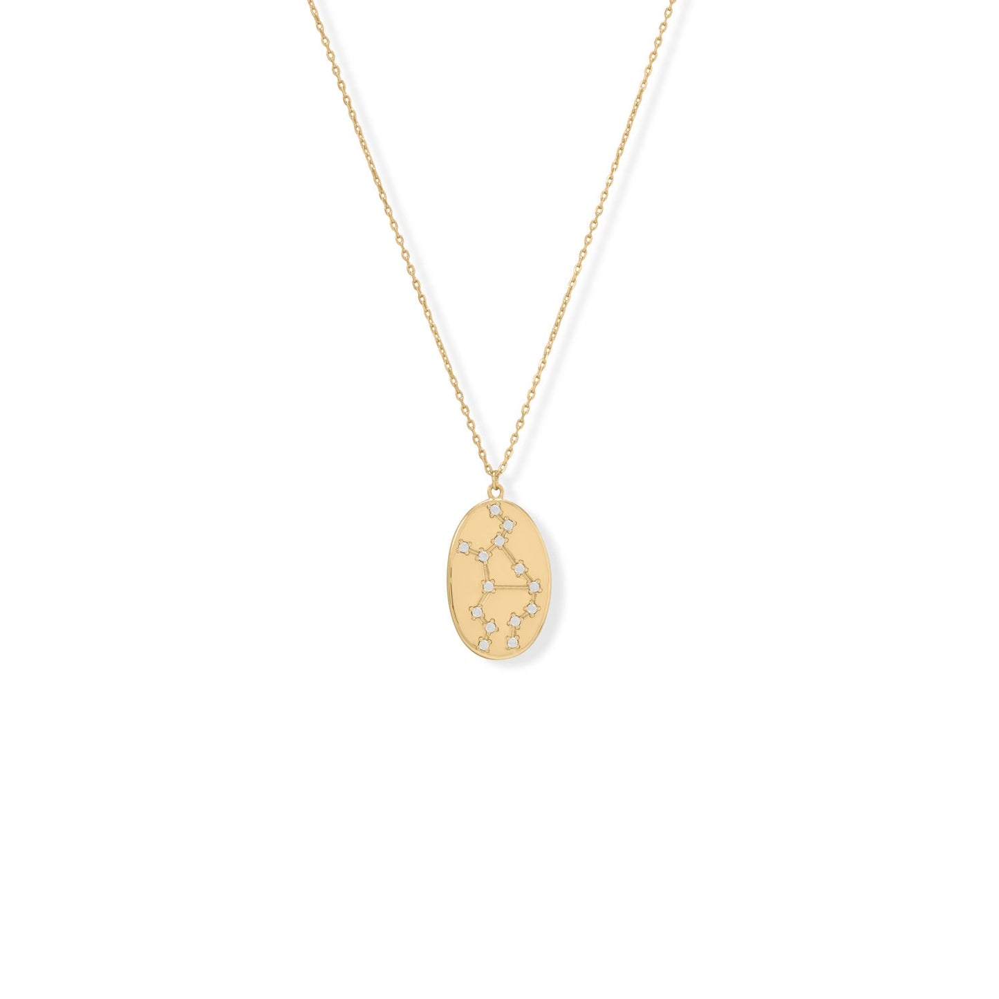 Cosmic Constellations! 16" + 2" Zodiac Coin Necklace (All Signs)