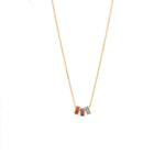 14 Karat Gold Plated CZ Birthstone Wheel Bead Charms (January-December)