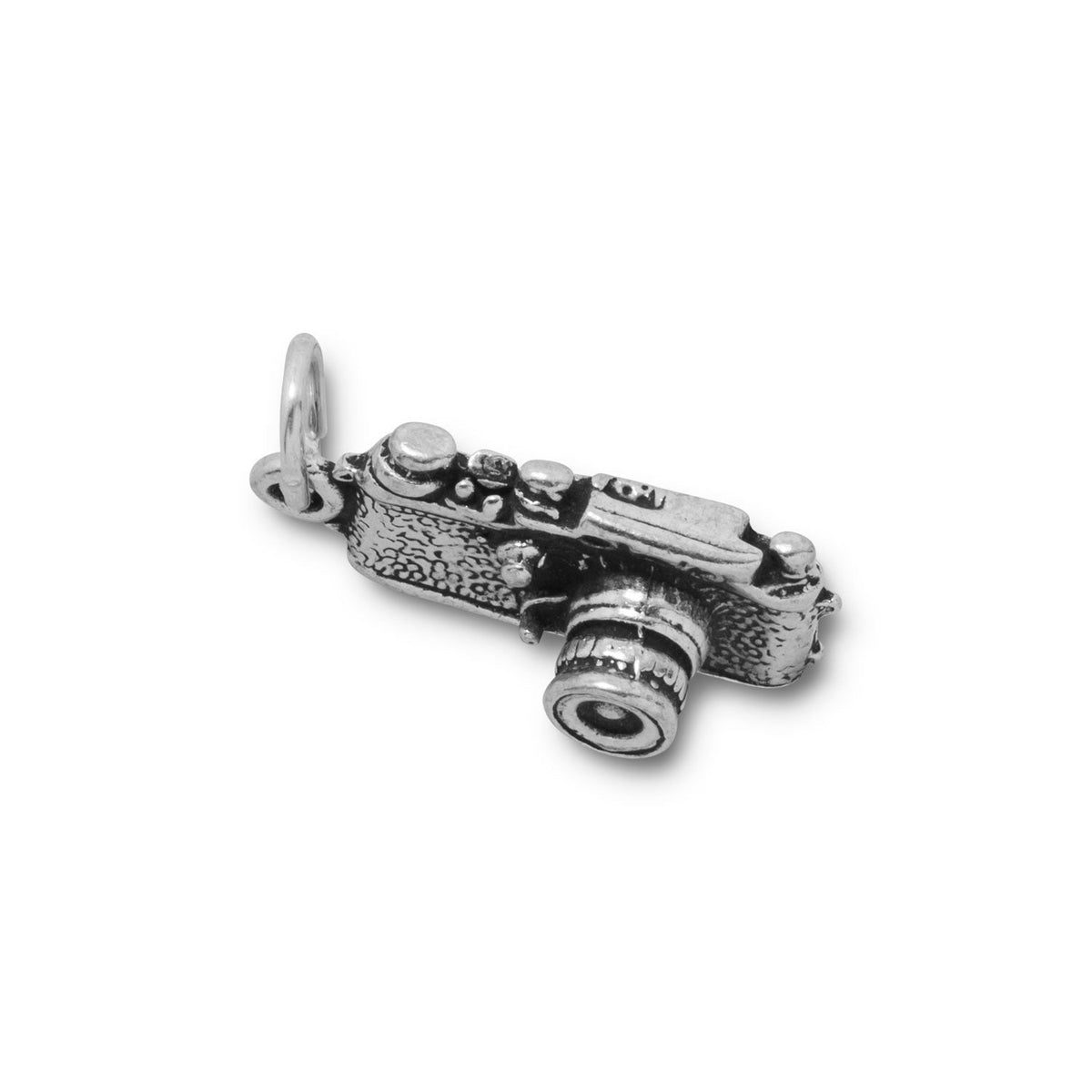 Oxidized 3D Camera Charm