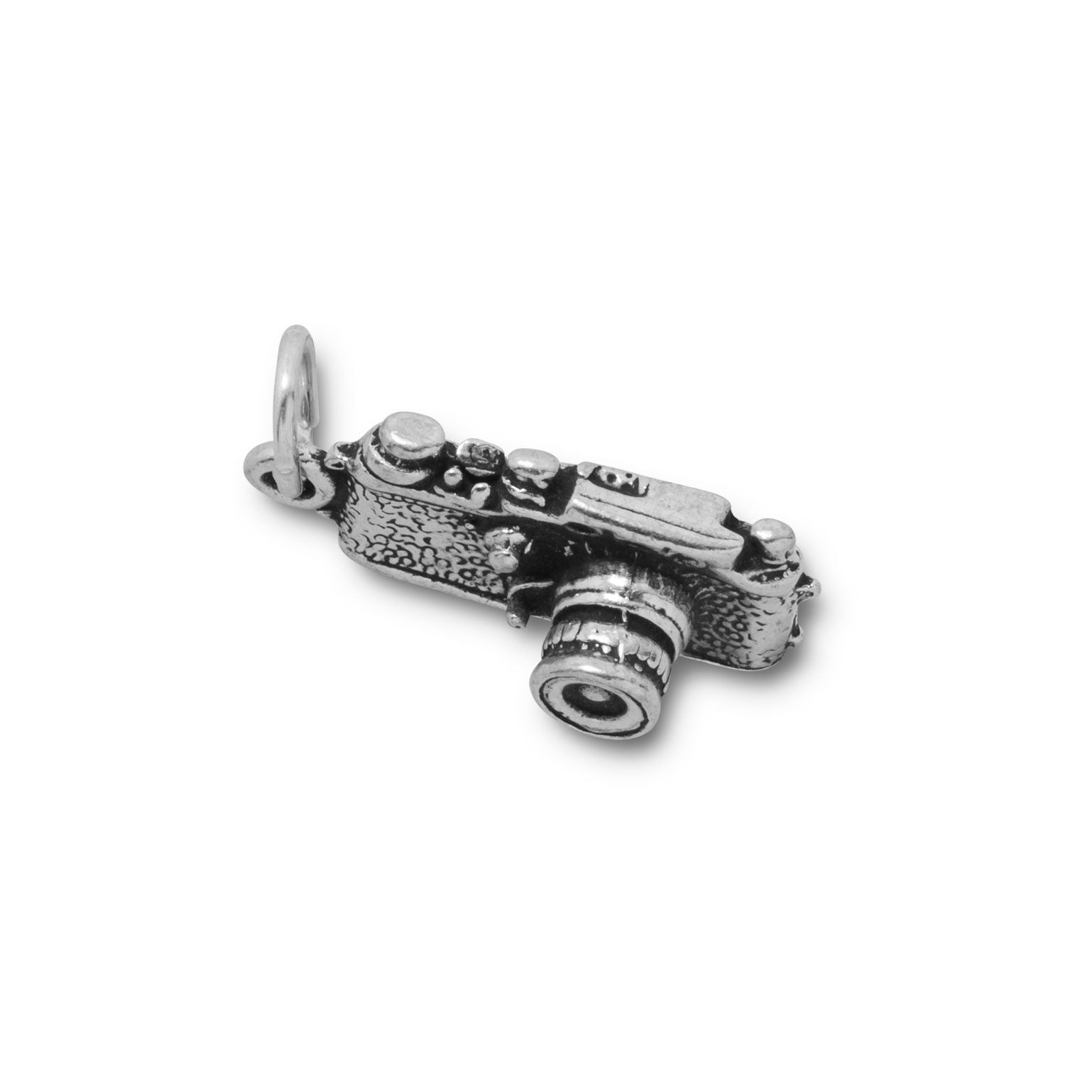 Oxidized 3D Camera Charm