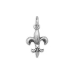 Silver or Gold Fleur de Lis Charm
