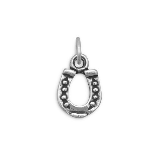 Silver or Gold Horseshoe Charm