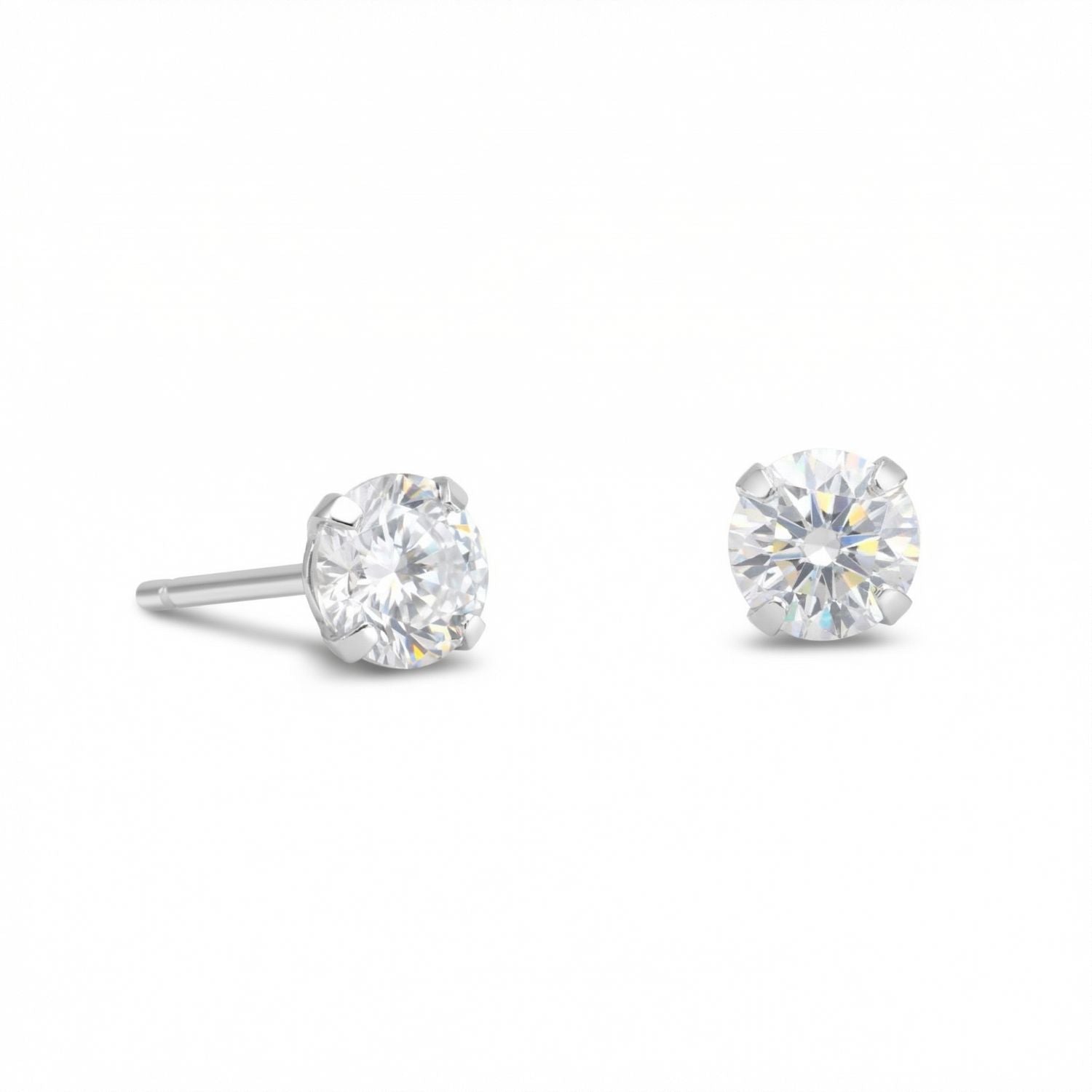 5mm CZ Stud Earrings