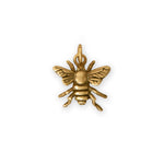 Silver or Gold 3D "BEE-utiful!" Bee Charm