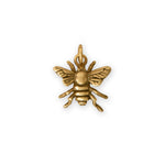 Silver or Gold 3D "BEE-utiful!" Bee Charm