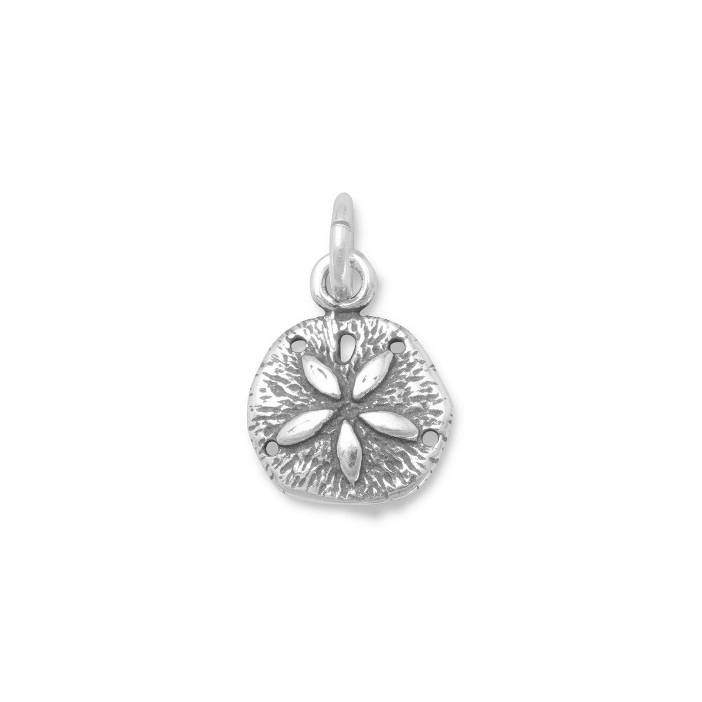 Silver or Gold Sand Dollar Charm