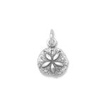 Silver or Gold Sand Dollar Charm