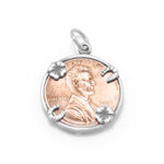 Oxidized Lucky Penny Holder Charm