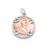 Oxidized Lucky Penny Holder Charm