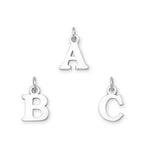 Oxidized Alphabet Initial Charm Series (A-Z)