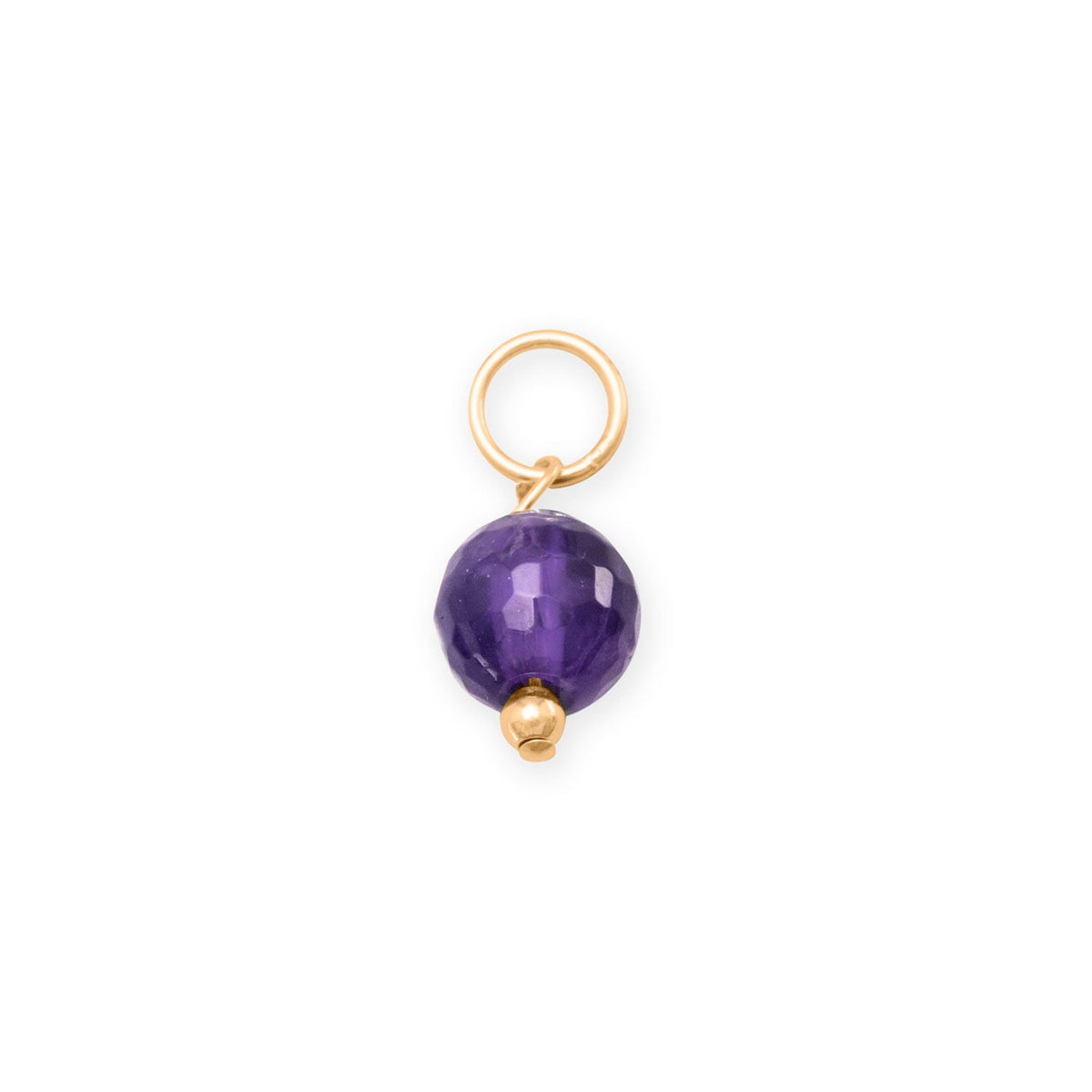 14/20 Gold Filled Gem Drop Birthstone Charm (January-December)