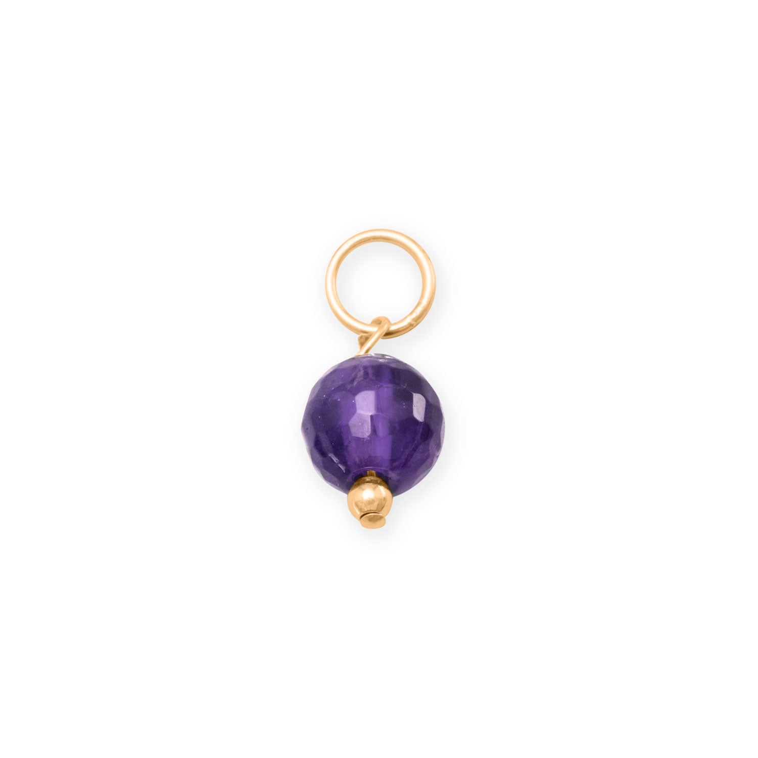 14/20 Gold Filled Gem Drop Birthstone Charm (January-December)