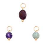 14/20 Gold Filled Gem Drop Birthstone Charm (January-December)