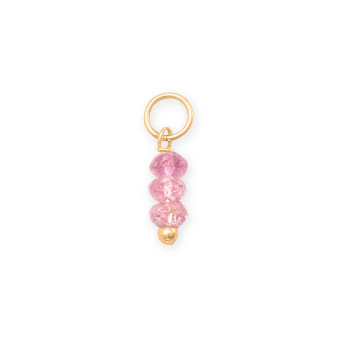 14/20 Gold Filled Gem Drop Birthstone Charm (January-December)