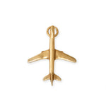Silver or Gold 3D Jet Charm