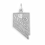 Oxidized Nevada State Charm