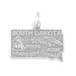 Oxidized South Dakota State Charm