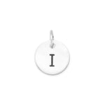 Oxidized Round Letter Initial Charm Series(A-Z)