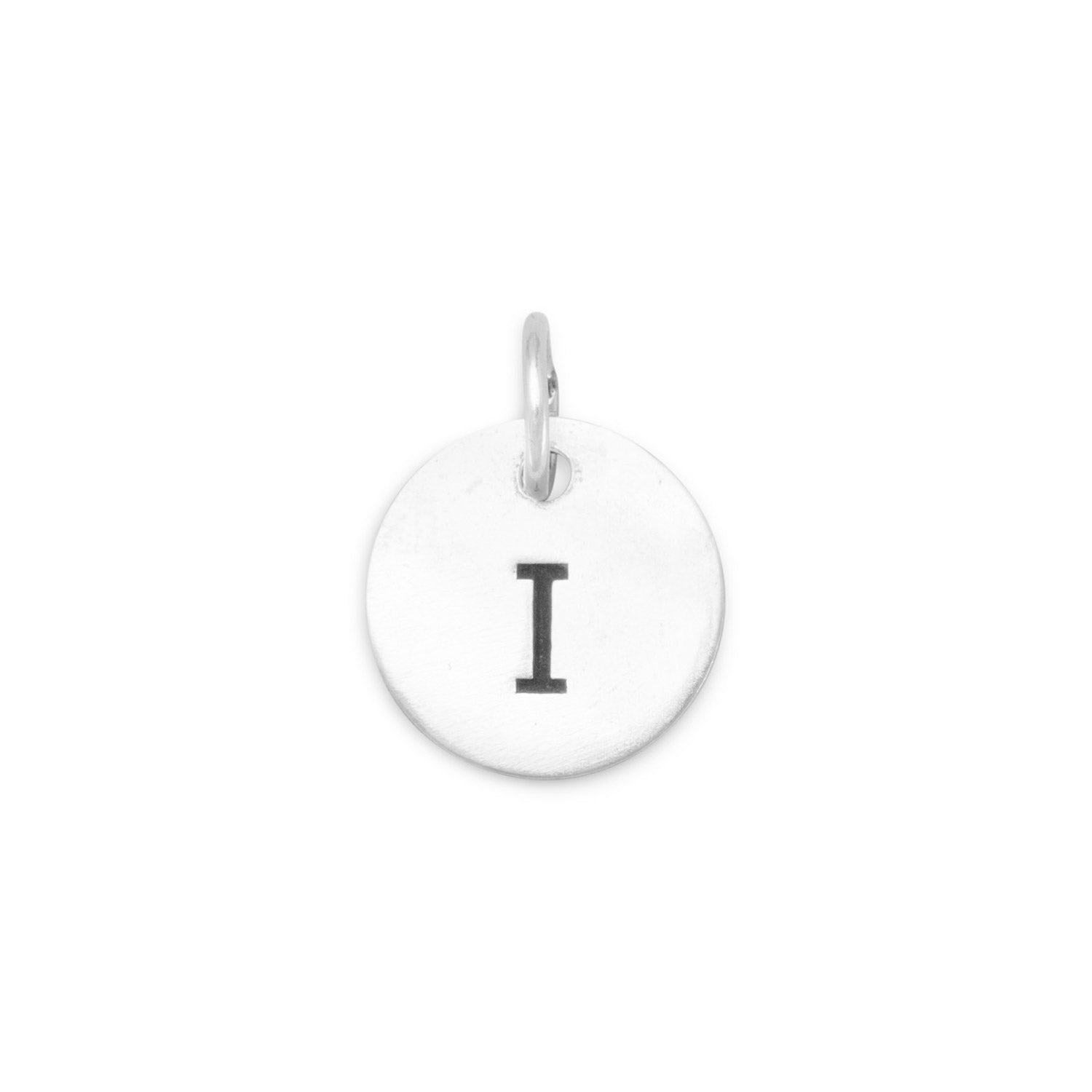 Oxidized Round Letter Initial Charm Series(A-Z)