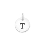 Oxidized Round Letter Initial Charm Series(A-Z)
