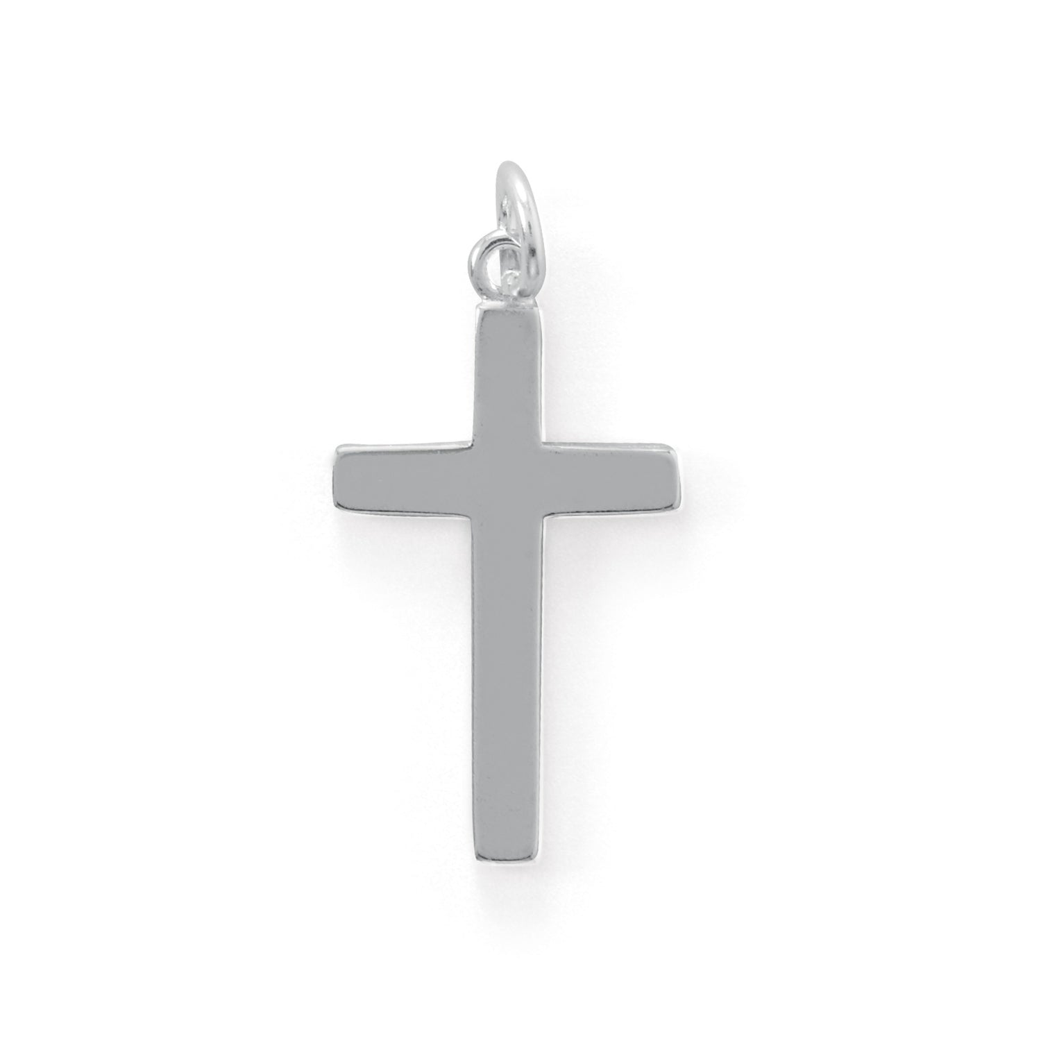 Polished Medium Cross Charm