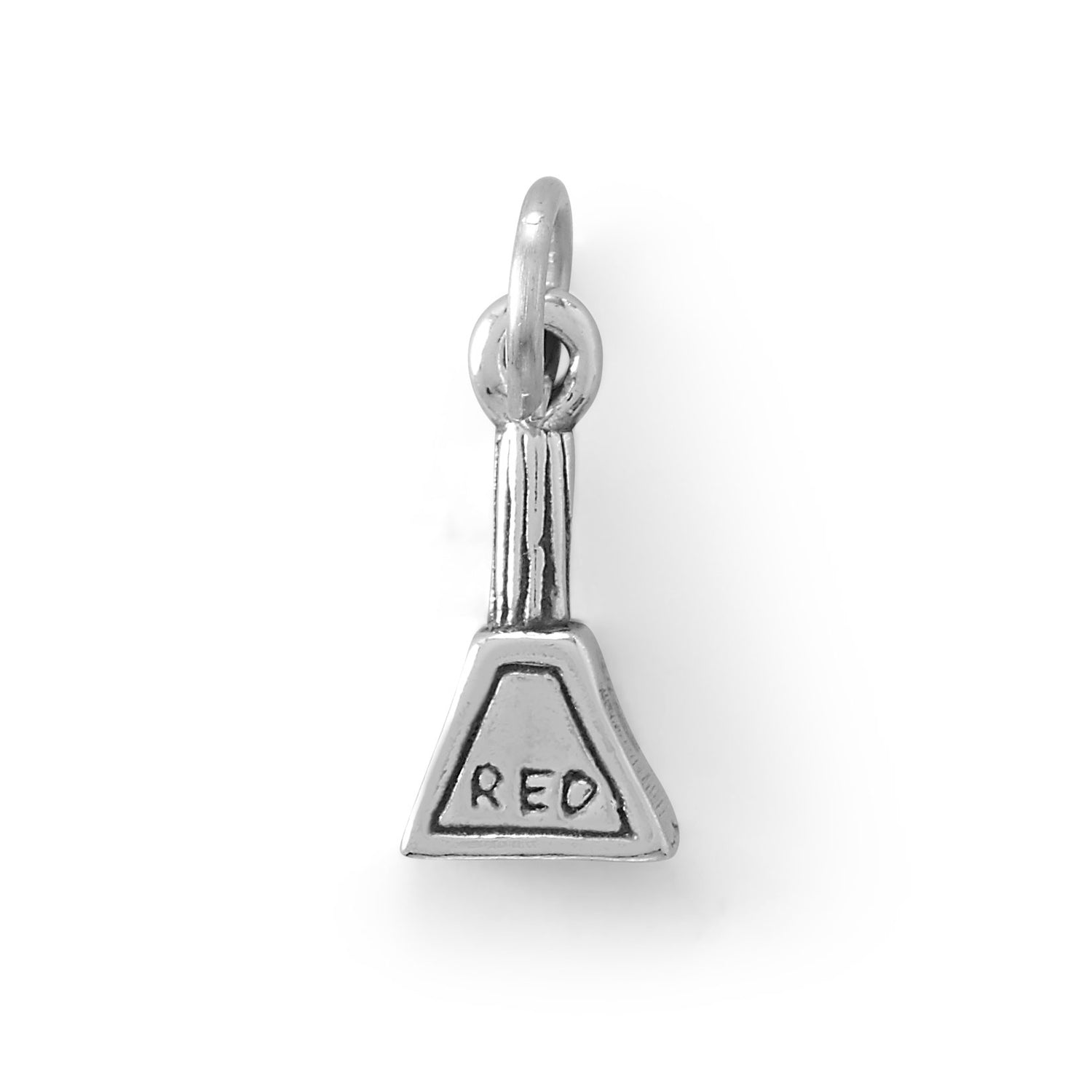 Oxidized 3D "Red" Nail Polish Bottle Charm