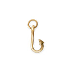 Silver or Gold 3D Hook Charm