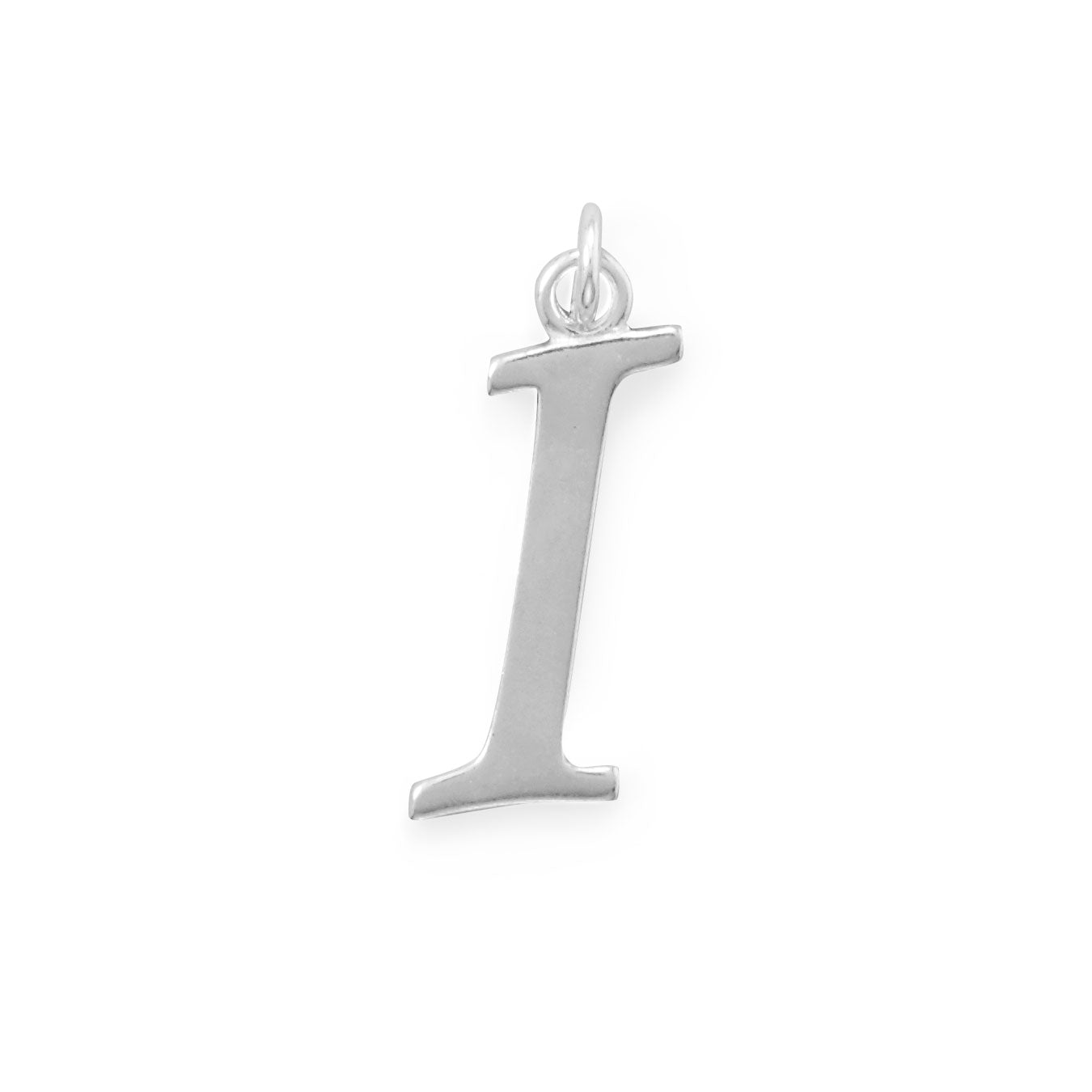 Large Polished Letter Initial Pendant Series (A-Z)